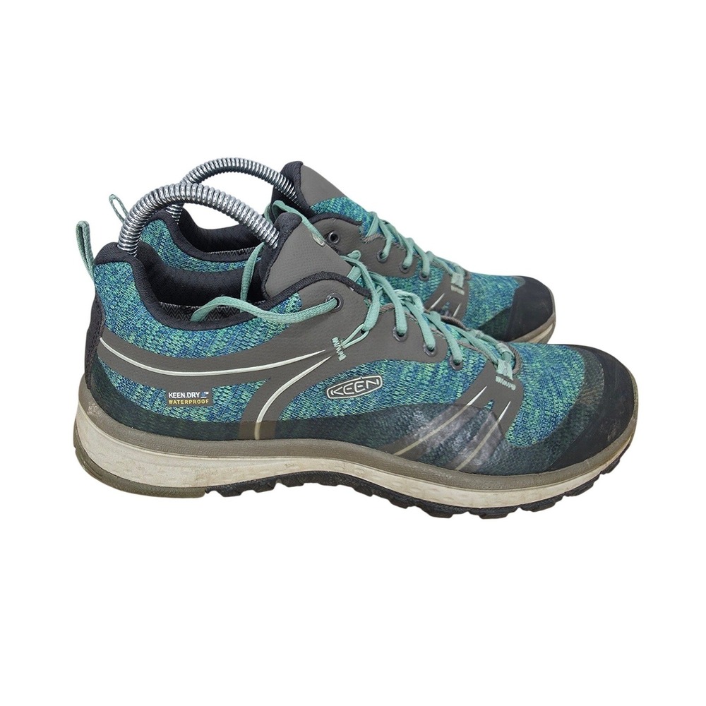 KEEN Terradora Hiking Shoes Womens 9 Blue Waterproof Trekking Sneakers 1017190